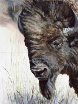 Icon by Debbie Hughbanks Ceramic Tile  Mural DHA007
