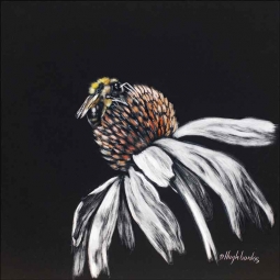 Bee Happy by Debbie Hughbanks Accent & Decor Tile DHA040AT