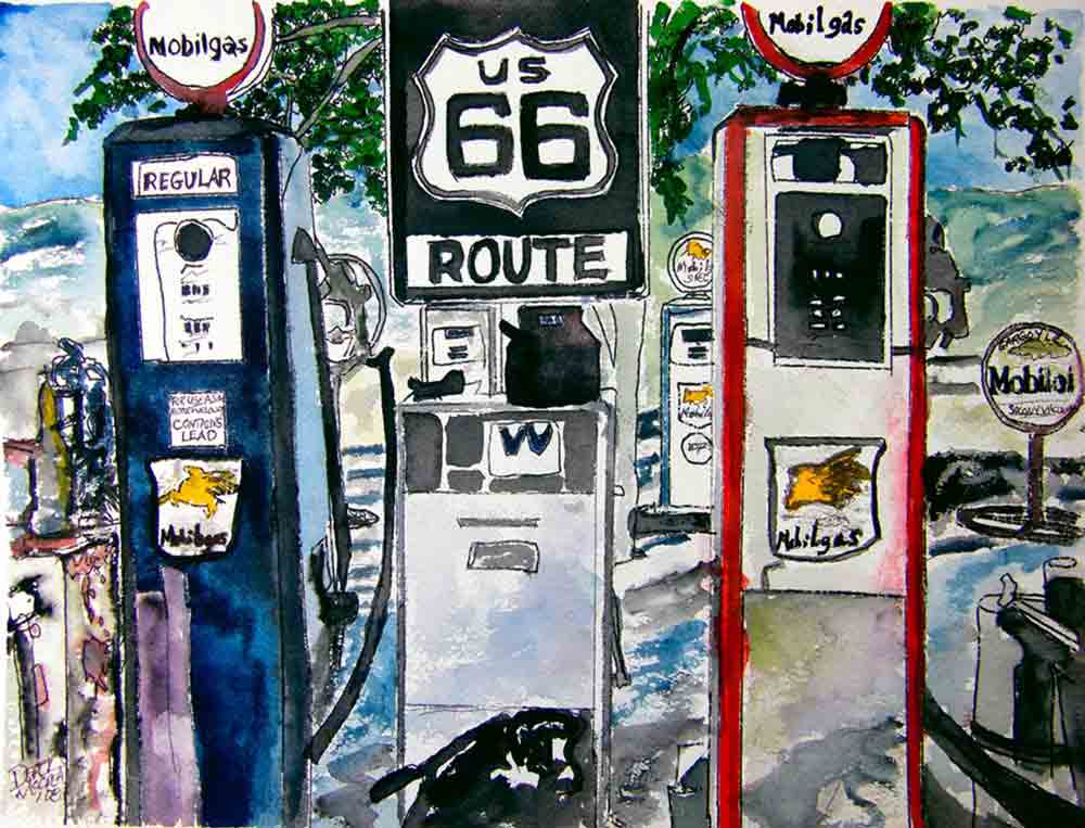 Route 66 by Derek McCrea Accent & Decor Tile DMA049AT