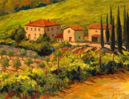 Tuscan Villa by Joanne Morris Margosian Accent & Decor Tile JM071AT