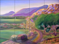 The Boulders, AZ by Karen J Lee Ceramic Tile Mural KLA022