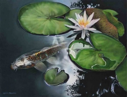 A Moment of Silence by Leslie Macon Accent & Decor Tile LMA029AT