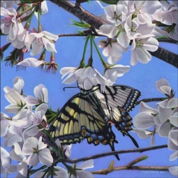 A Breath of Spring by Leslie Macon Accent & Decor Tile LMA031AT