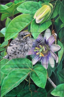 A Passion for Adventure by Leslie Macon Ceramic Tile Mural LMA050