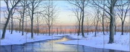 Winter Calm by Mike Brown Ceramic Tile Mural MBA015