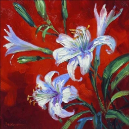Lilies by Mikki Senkarik Accent & Decor Tile MSA059AT