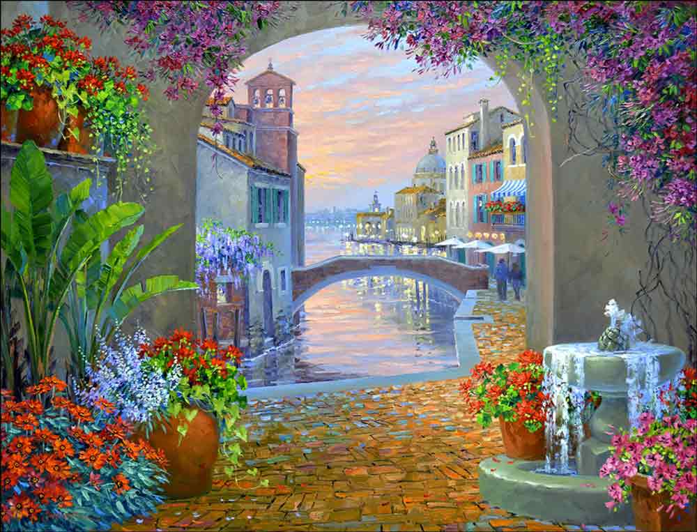 Sunset Serenade by Mikki Senkarik Accent & Decor Tile MSA234AT
