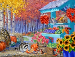 Autumn Market by Mikki Senkarik Accent & Decor Tile MSA259AT