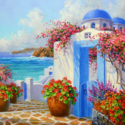 Grecian Escape by Mikki Senkarik Accent & Decor Tile MSA271AT