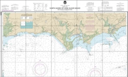 North Shore of Long Island Sound Nautical Chart Ceramic Tile Mural NautChart-12374