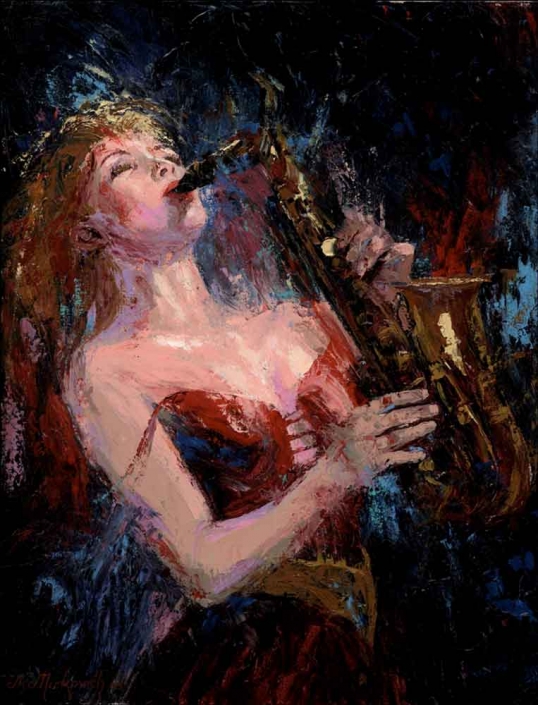 Soft Jazz by Nenad Mirkovich Accent & Decor Tile NMA075AT: Artwork