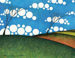 Summer Breeze by Lawrie Dignan Ceramic Accent & Decor Tile OB-DIG16AT
