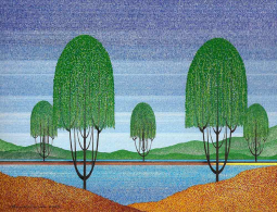Willow Shore by Lawrie Dignan Ceramic Accent & Decor Tile OB-DIG27AT