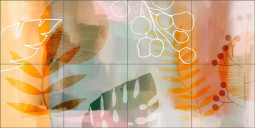 Plantas Exoticas by Andrea Haase Ceramic Tile Mural OB-HAA0771a