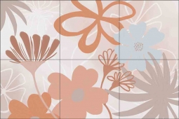 Spring Meadow by Andrea Haase Ceramic Tile Mural OB-HAA1293a