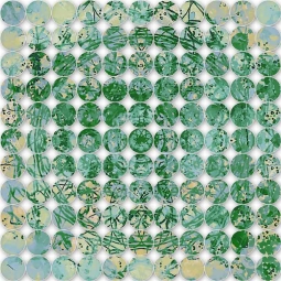 Green Pattern by Irena Orlov Accent & Decor Tile OB-ORL8370AT