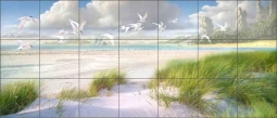 Celestial Tern by Steve Hunziker Ceramic Tile Mural OB-SH838