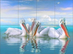 Coastal 9 by Steve Hunziker Ceramic Tile Mural OB-SH891