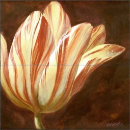 Spring Tulip I by Wilder Rich Ceramic Tile Mural OB-WR1337
