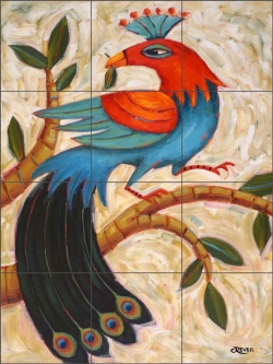 A Little Something by Cindy Revell Ceramic Tile Mural POV-CR010