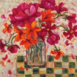 Gladness in a Mason by Cindy Revell Accent & Decor Tile POV-CR020AT