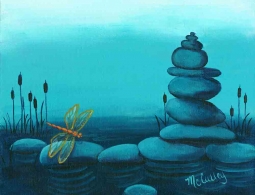 Balanced by Debbie McCulley Accent & Decor Tile POV-DM010AT