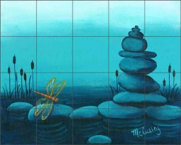 Balanced by Debbie McCulley Ceramic Tile Mural POV-DM010