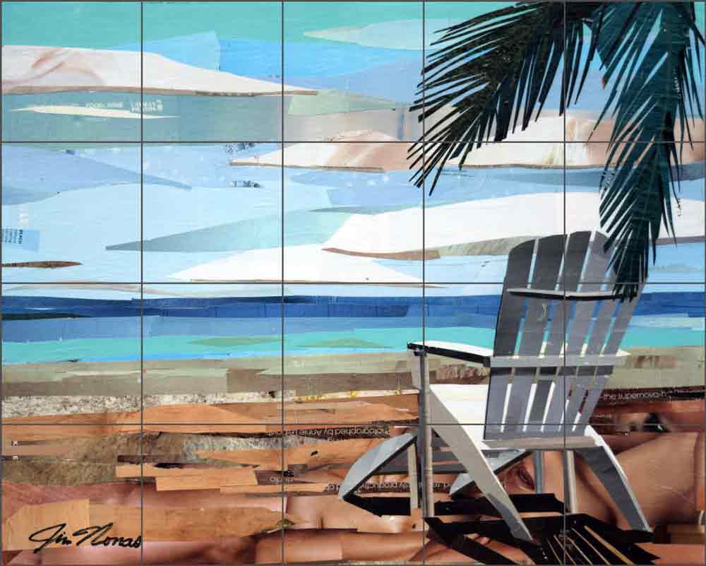 Relax by Jim Nonas Ceramic Tile Mural POV-JN007