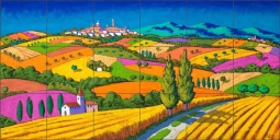 Cypress Line by Stefano Calisti Ceramic Tile Mural POV-SC003