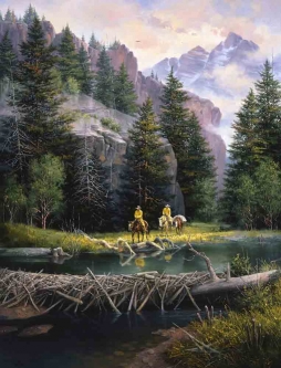 The Lure of the Rockies by Jack Sorenson Accent & Decor Tile RW-JS005AT