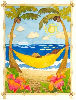 Cruise Hammock by Robin Wethe Altman Accent & Decor Tile RWA053AT