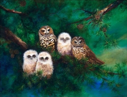 Evening in the Forest by Susan Libby Accent & Decor Tile SLA096AT