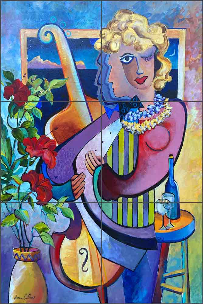 Honeymoon by Warren Cullar Ceramic Tile Mural WC136