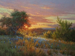 Hill Country Sunset by William Hagerman Accent & Decor Tile WHA007AT