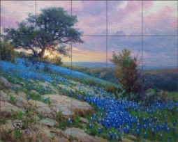 A Perfect View by William Hagerman Ceramic Tile Mural WHA008