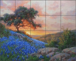 The Day is Done by William Hagerman Ceramic Tile Mural WHA012