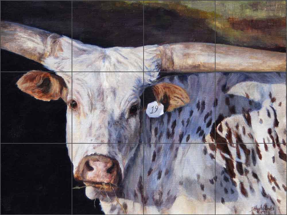 No. 19 by Debbie Hughbanks Ceramic Tile Mural DHA016