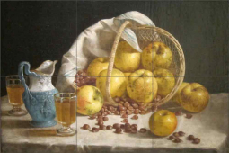 Basket of Fruit by John F Francis Ceramic Tile Mural JFF001