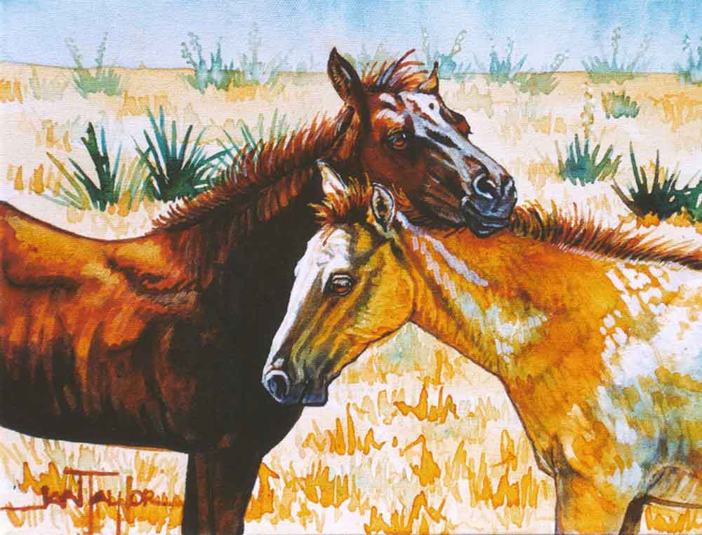 Pasture Buddies by Jan Taylor Ceramic Accent & Decor Tile JTA004AT