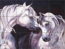 Whisper by Jan Taylor Ceramic Tile Mural JTA020