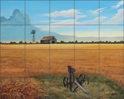 Heartland Spirits by Kurt Burmann Ceramic Tile Mural KB020