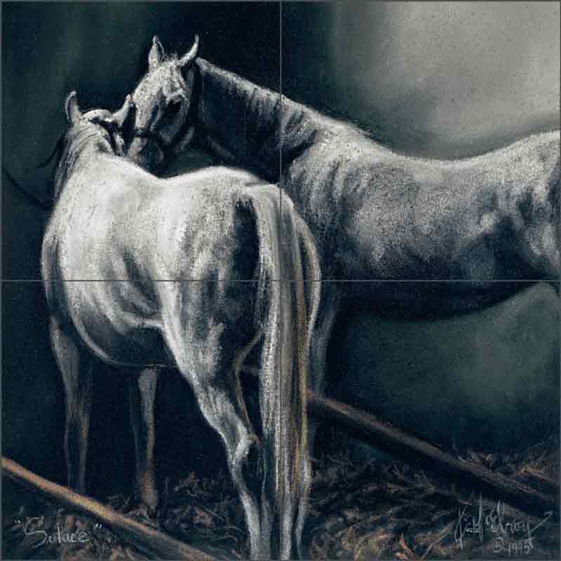 Solace by Kim McElroy Ceramic Tile Mural KMA027CS