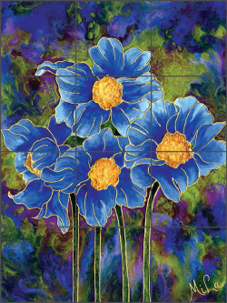 Harmony by Micheline Hadjis Ceramic Tile Mural MHA056