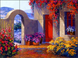 Enchantment by Mikki Senkarik Ceramic Tile Mural MSA032