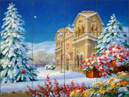 Behold, A STAR! by Mikki Senkarik Ceramic Tile Mural MSA283