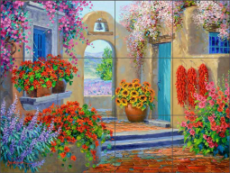 Simply Southwest by Mikki Senkarik Ceramic Tile Mural MSA290