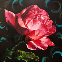 A Moment to Celebrate by Nancy Jacey Ceramic Tile Mural NJ101