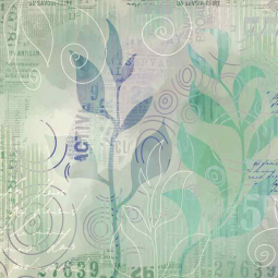 Floral Fun by Andrea Haase Ceramic Accent & Decor Tile OB-HAA0943bAT1