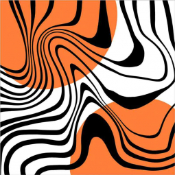 Shape N Lines II by Andrea Haase Ceramic Tile Mural OB-HAA1171cAT