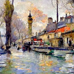 At the Seine by Andrea Haase Ceramic Accent & Decor Tile OB-HAA1714AT